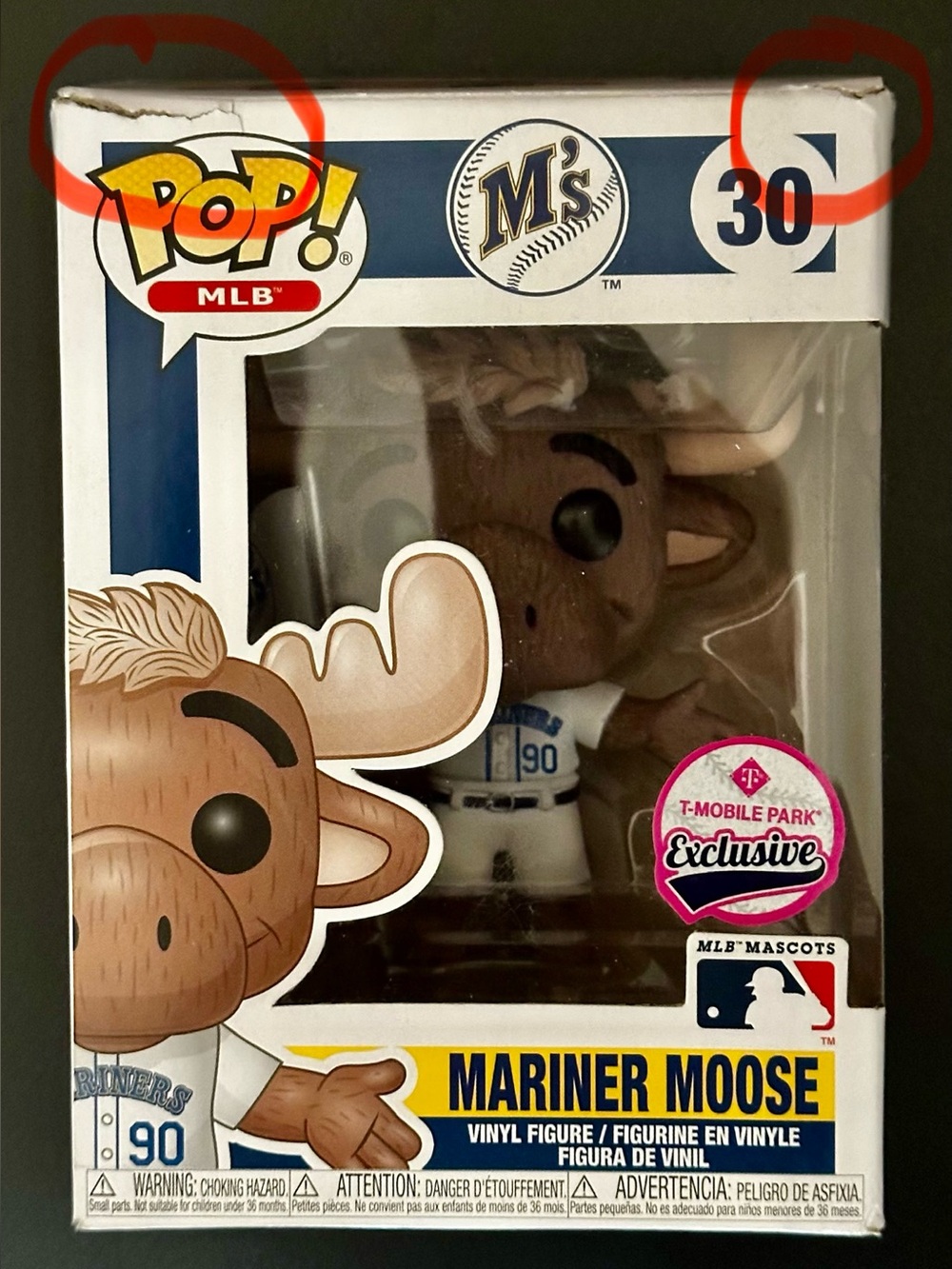 Funko POP Mariner’s Moose Vinyl Figurine New in Open Box. Mascot Series by Funko